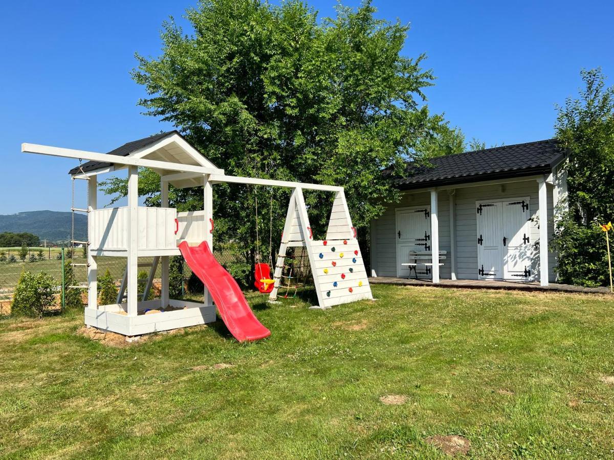 Babiogórska Perełka w skandynawskim stylu z sauną i kominkiem Jordanow Zewnętrze zdjęcie